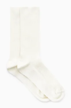 COS 2-PACK RIBBED SOCKS-Women Socks & Tights