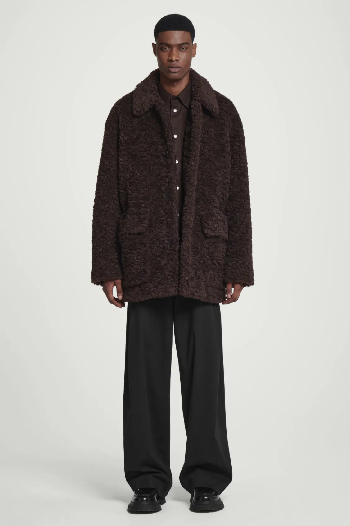 COS PADDED TEDDY JACKET- Coats & Jackets