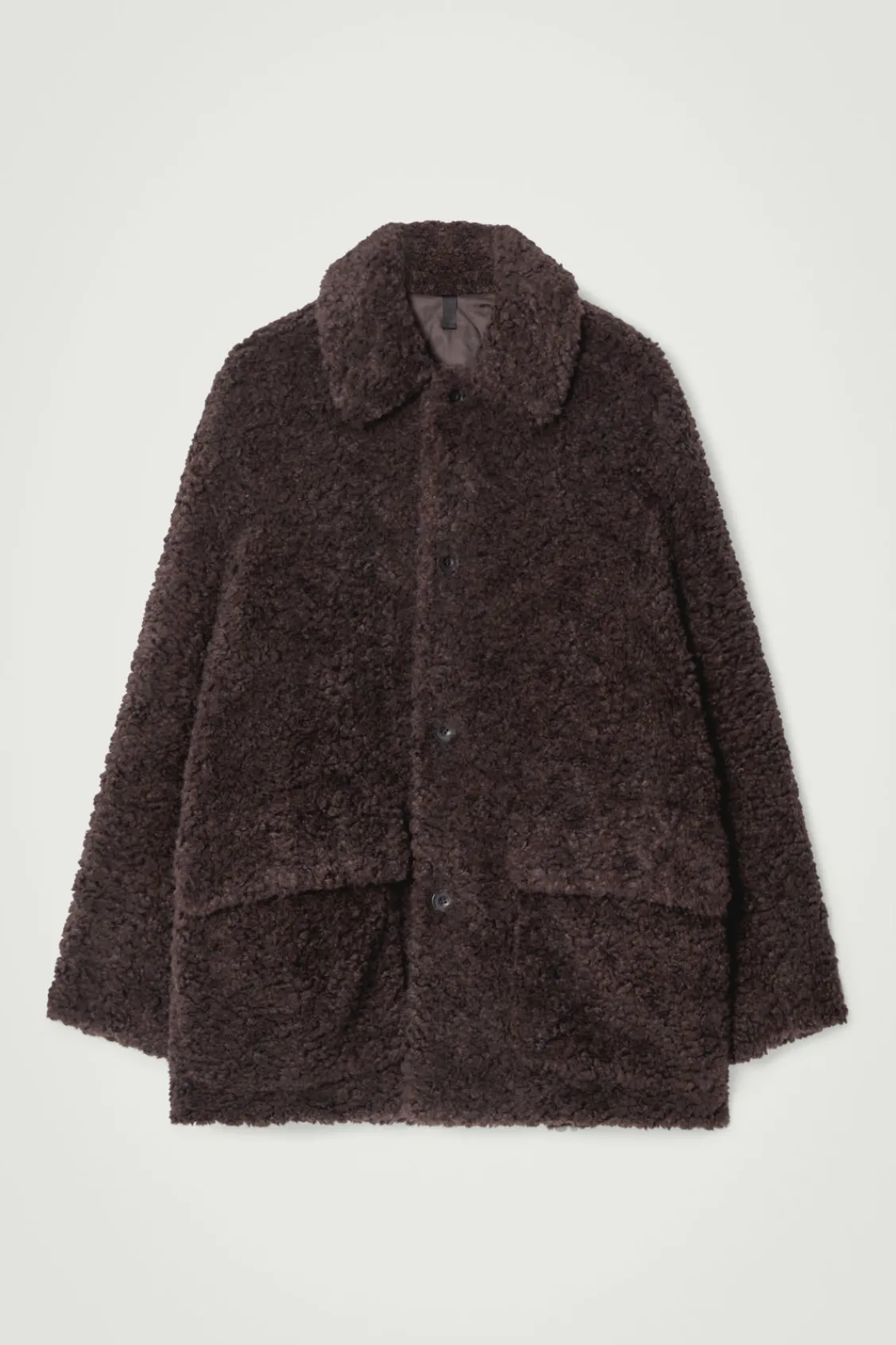 COS PADDED TEDDY JACKET- Coats & Jackets