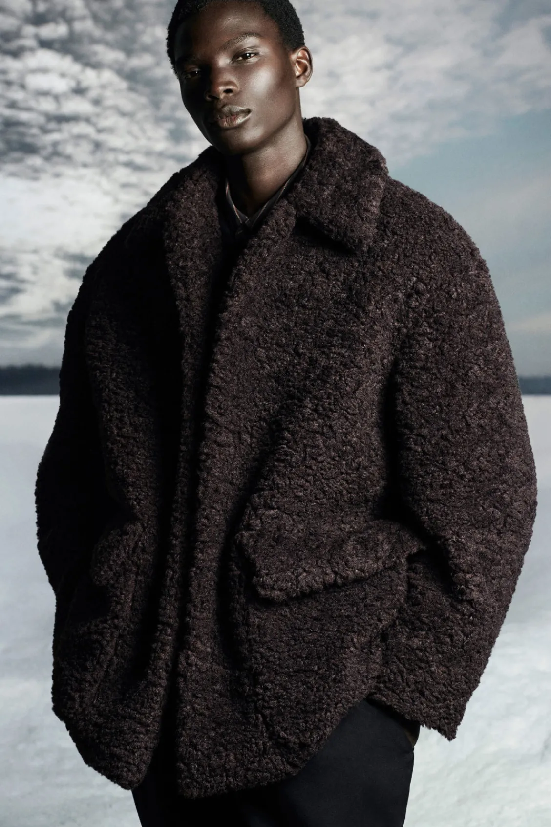 COS PADDED TEDDY JACKET- Coats & Jackets