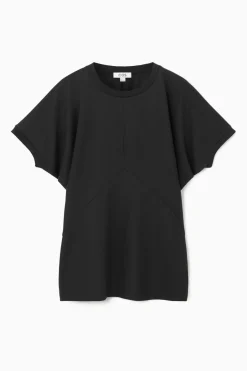 COS PANELED BATWING T-SHIRT-Women T-Shirts | Tops