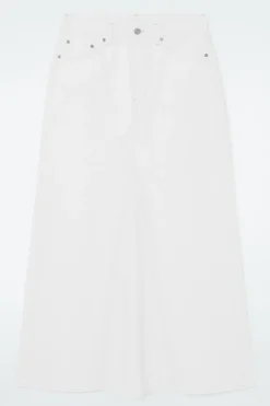 COS PANELED DENIM MAXI SKIRT-Women Skirts