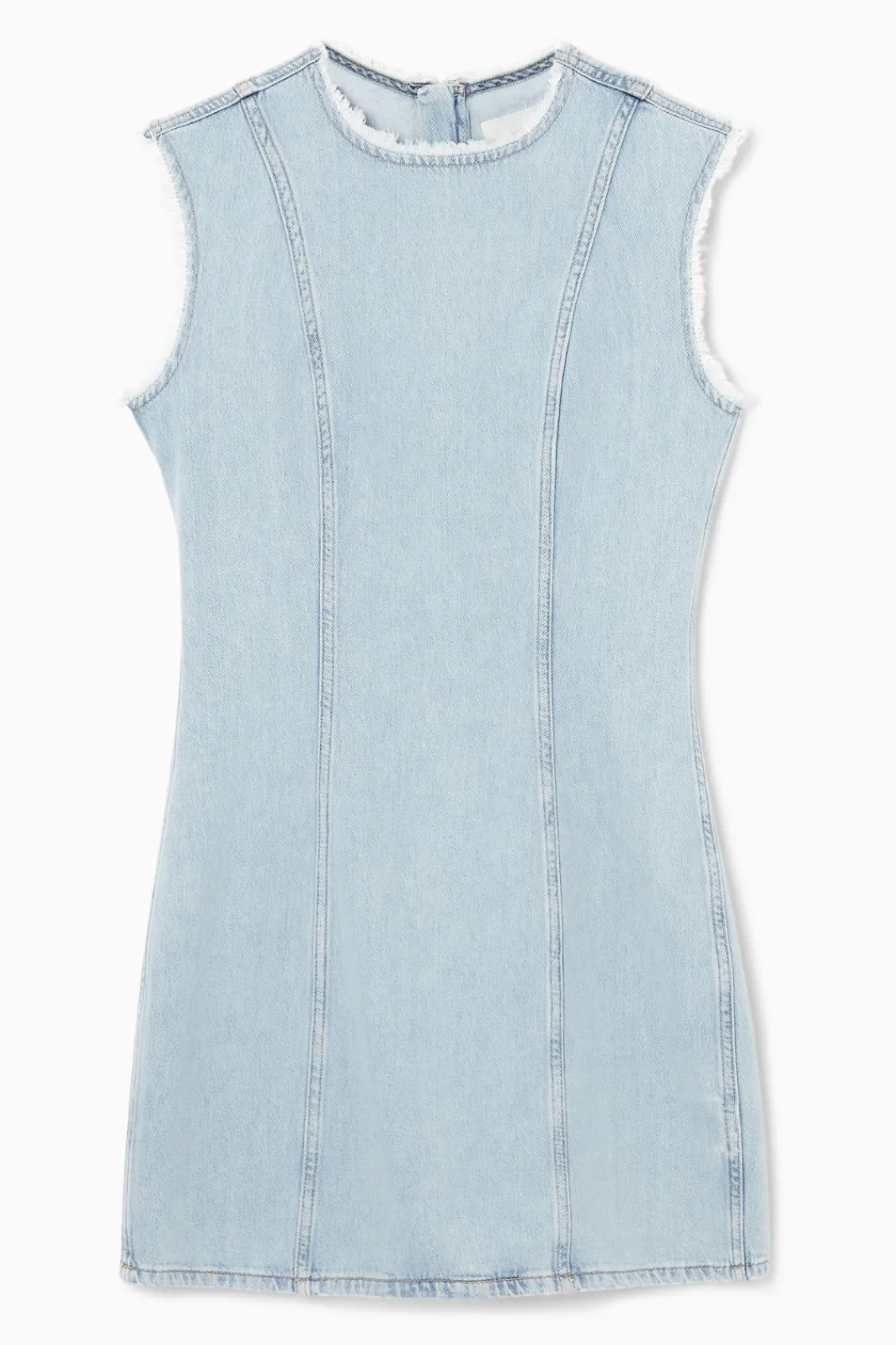 COS PANELED DENIM MINI DRESS-Women Dresses & Jumpsuits