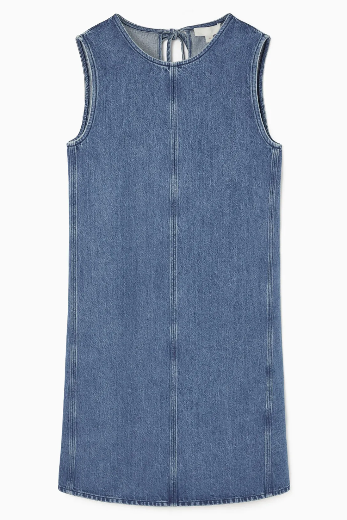 COS PANELED DENIM SHIFT DRESS-Women Dresses & Jumpsuits