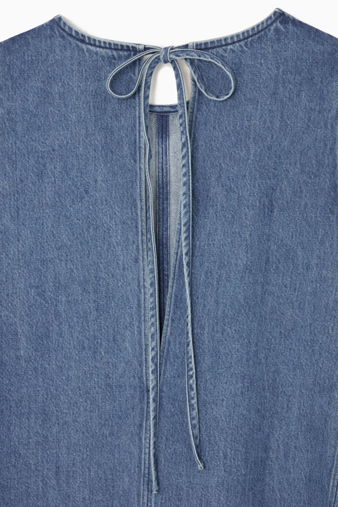 COS PANELED DENIM SHIFT DRESS-Women Dresses & Jumpsuits