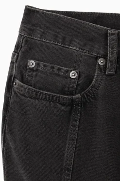 COS PANELED FLARED DENIM SKIRT-Women Skirts