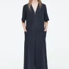 COS PANELED V-NECK JUMPSUIT-Women Dresses & Jumpsuits | Pants