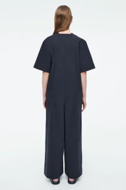 COS PANELED V-NECK JUMPSUIT-Women Dresses & Jumpsuits | Pants