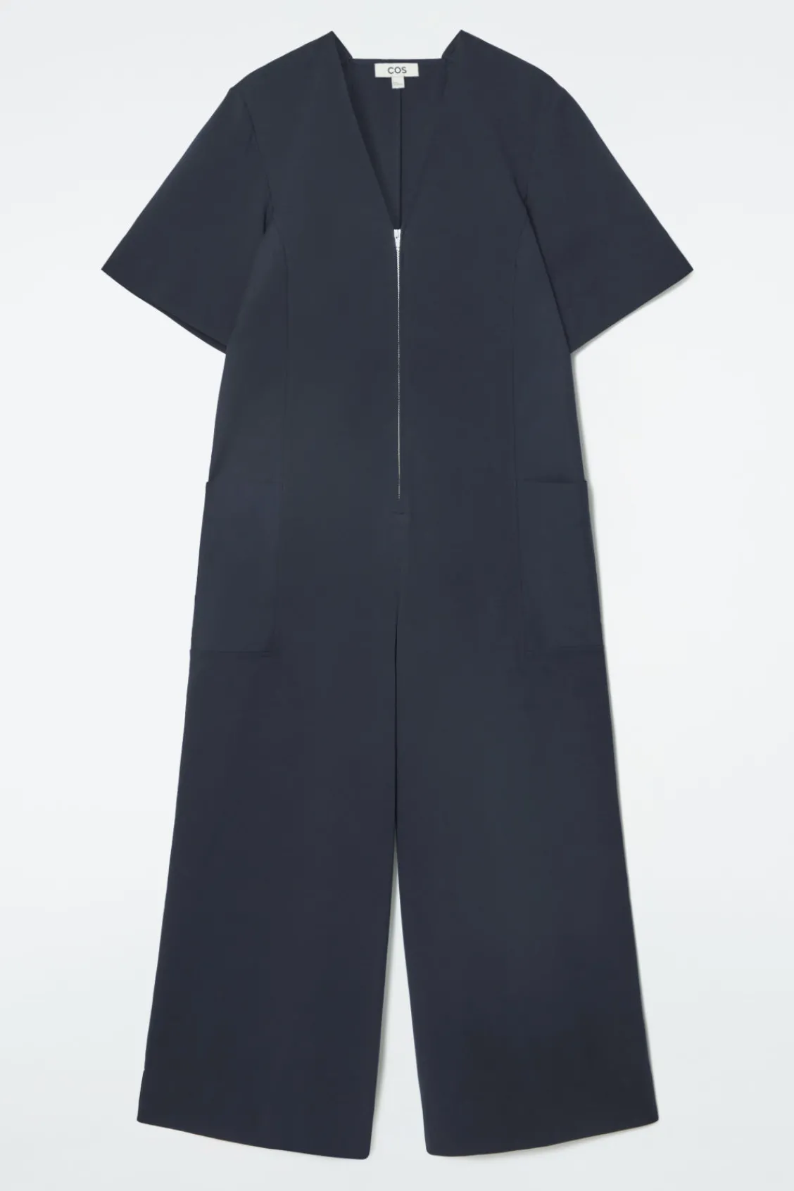 COS PANELED V-NECK JUMPSUIT-Women Dresses & Jumpsuits | Pants