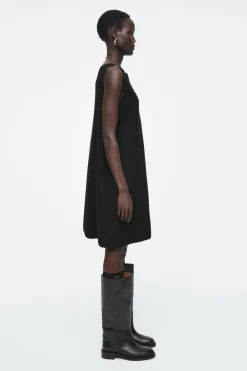 COS PANELED WOOL SHIFT DRESS-Women Dresses & Jumpsuits | Sweaters & Cardigans