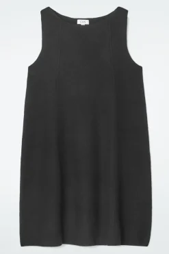 COS PANELED WOOL SHIFT DRESS-Women Dresses & Jumpsuits | Sweaters & Cardigans