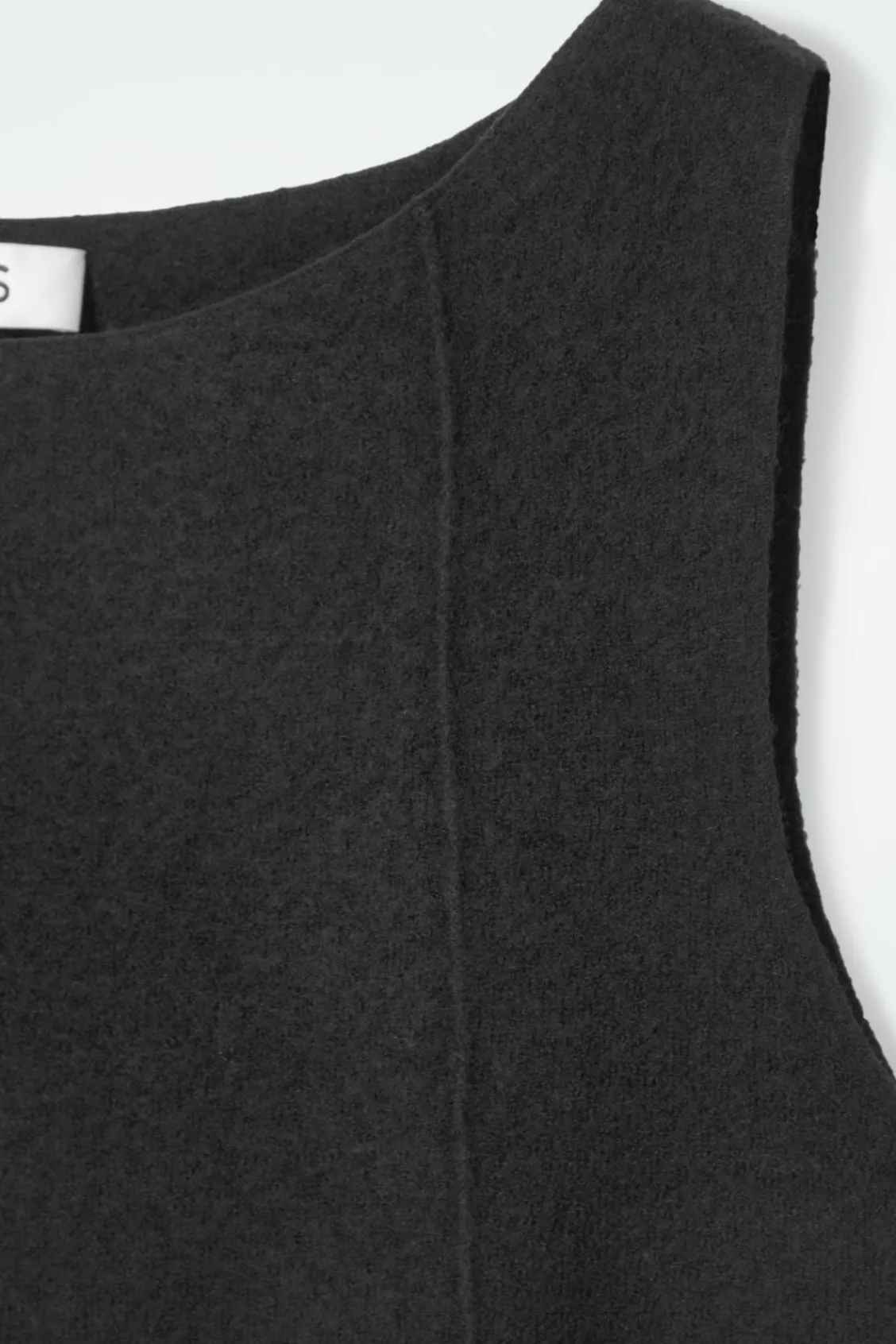 COS PANELED WOOL SHIFT DRESS-Women Dresses & Jumpsuits | Sweaters & Cardigans