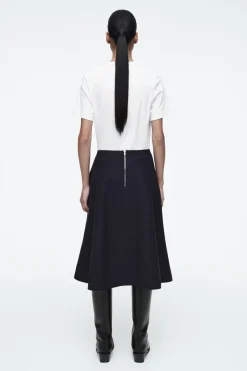 COS PANELLED WOOL MIDI SKIRT-Women Skirts