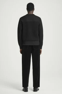 COS PANELLED WOOL V-NECK JUMPER- Sweaters & Cardigans
