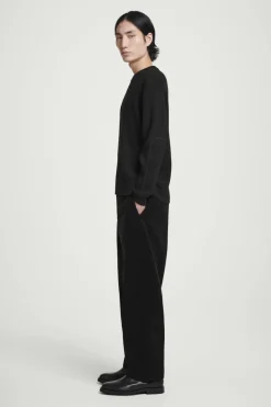 COS PATCH-DETAIL WOOL-BLEND SWEATER- Sweaters & Cardigans