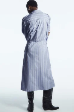 COS PINSTRIPED SHIRT DRESS-Women Dresses & Jumpsuits