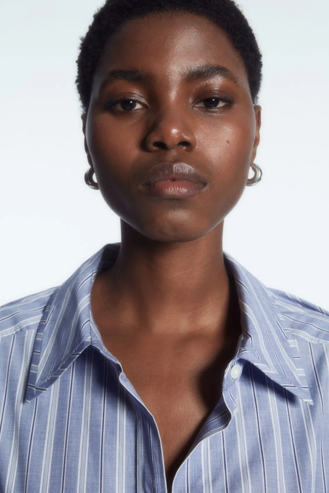 COS PINSTRIPED SHIRT DRESS-Women Dresses & Jumpsuits