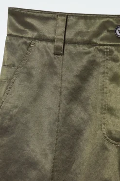COS PINTUCKED SATIN UTILITY PANTS-Women Vests & Tailoring | Pants