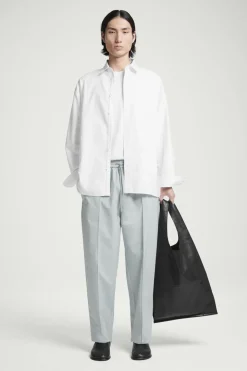 COS PINTUCKED TAPERED TRACK PANTS- Pants