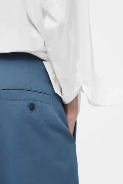COS PLEATED BARREL-LEG CHINOS-Women Pants