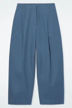 COS PLEATED BARREL-LEG CHINOS-Women Pants