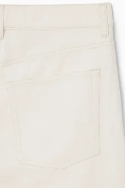 COS PLEATED BARREL-LEG DENIM PANTS-Women Jeans | Pants