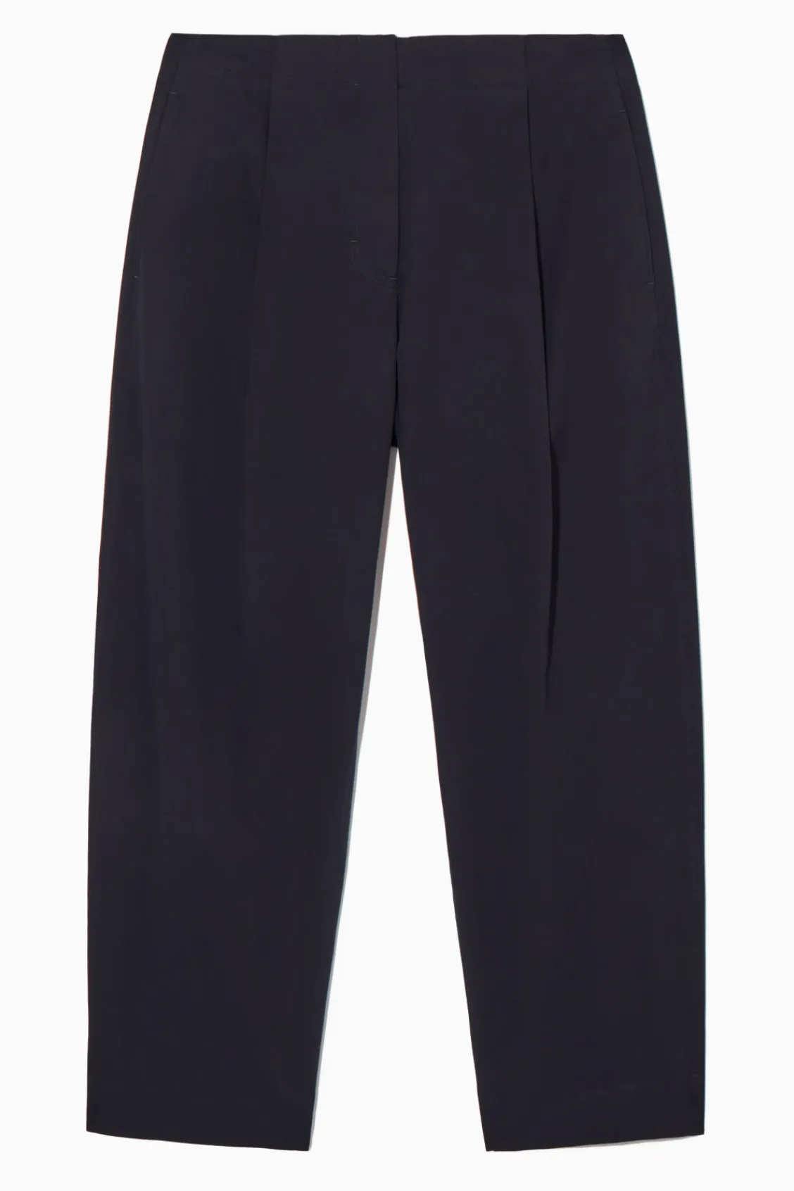COS PLEATED BARREL-LEG TWILL CHINOS-Women Pants