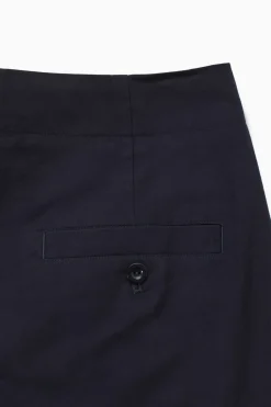COS PLEATED BARREL-LEG TWILL CHINOS-Women Pants