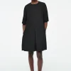 COS PLEATED COTTON MINI DRESS-Women Dresses & Jumpsuits