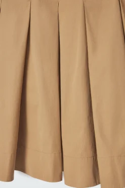 COS PLEATED COTTON MINI DRESS-Women Dresses & Jumpsuits
