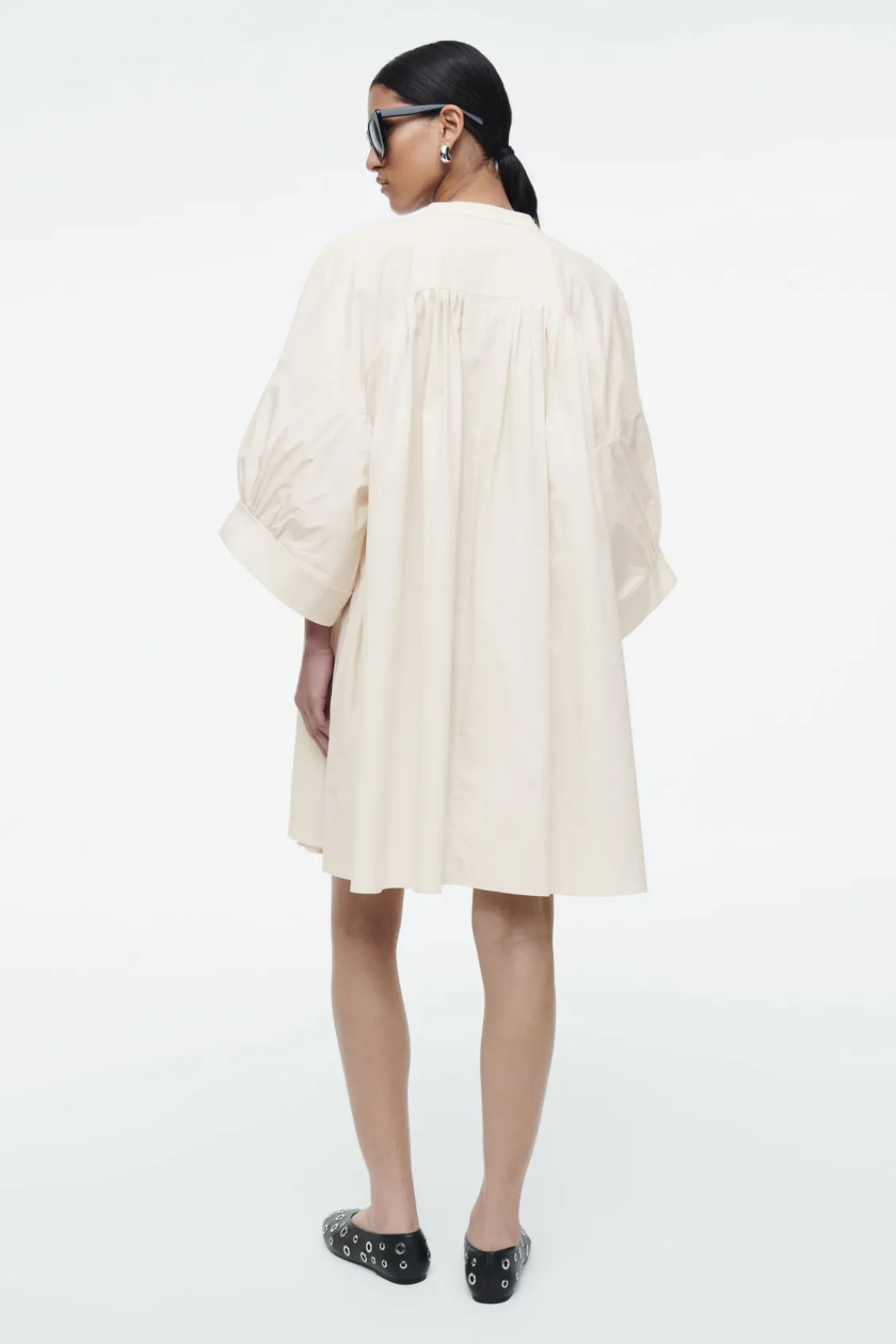 COS PLEATED MINI TUNIC DRESS-Women Dresses & Jumpsuits