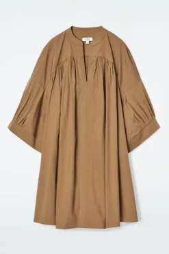 COS PLEATED MINI TUNIC DRESS-Women Dresses & Jumpsuits