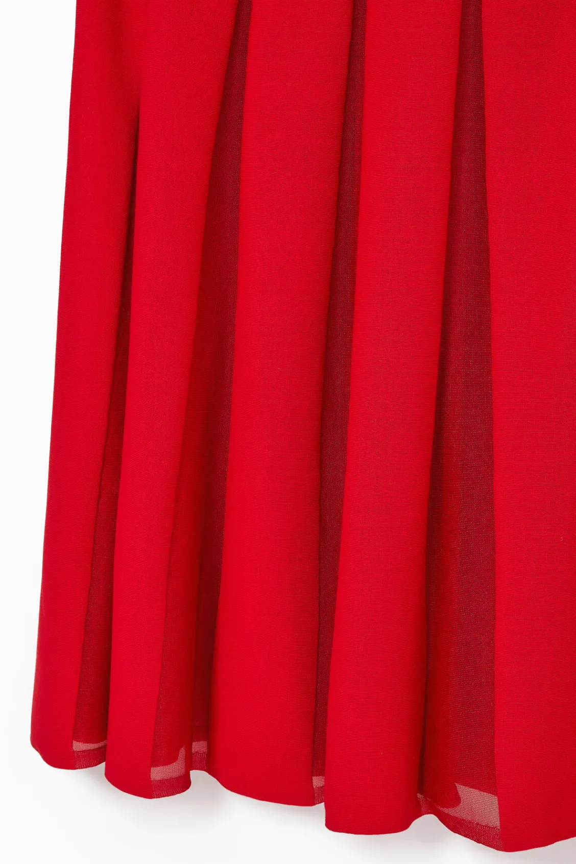 COS PLEATED RACER-NECK MAXI DRESS-Women Dresses & Jumpsuits | Sweaters & Cardigans