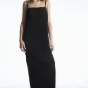 COS PLISSÉ MIDI SLIP DRESS-Women Dresses & Jumpsuits