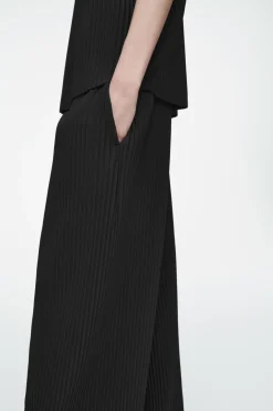 COS PLISSÉ WIDE-LEG PANTS-Women Pants