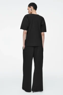 COS PLISSÉ WIDE-LEG PANTS-Women Pants