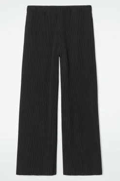 COS PLISSÉ WIDE-LEG PANTS-Women Pants
