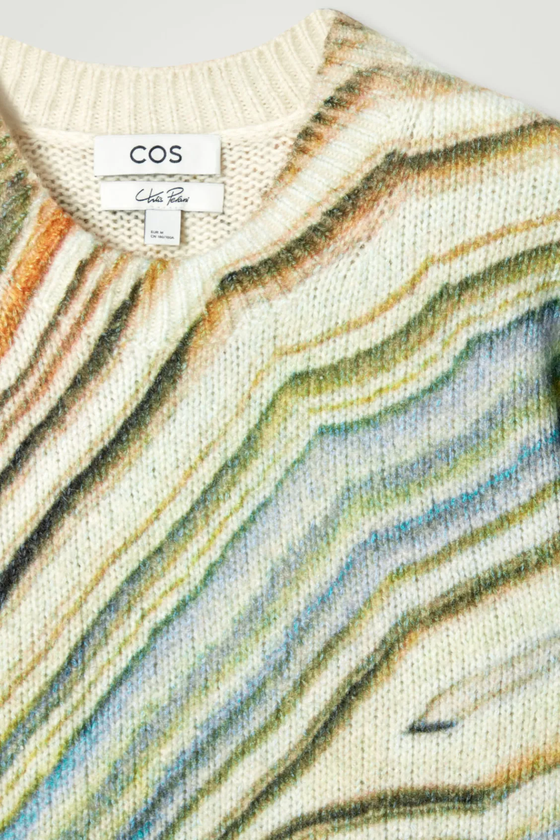 COS PRINTED ALPACA-BLEND SWEATER- Sweaters & Cardigans