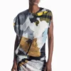 COS PRINTED ASYMMETRIC BLOUSE-Women Shirts & Blouses | Tops