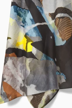 COS PRINTED ASYMMETRIC MIDI DRESS-Women Dresses & Jumpsuits