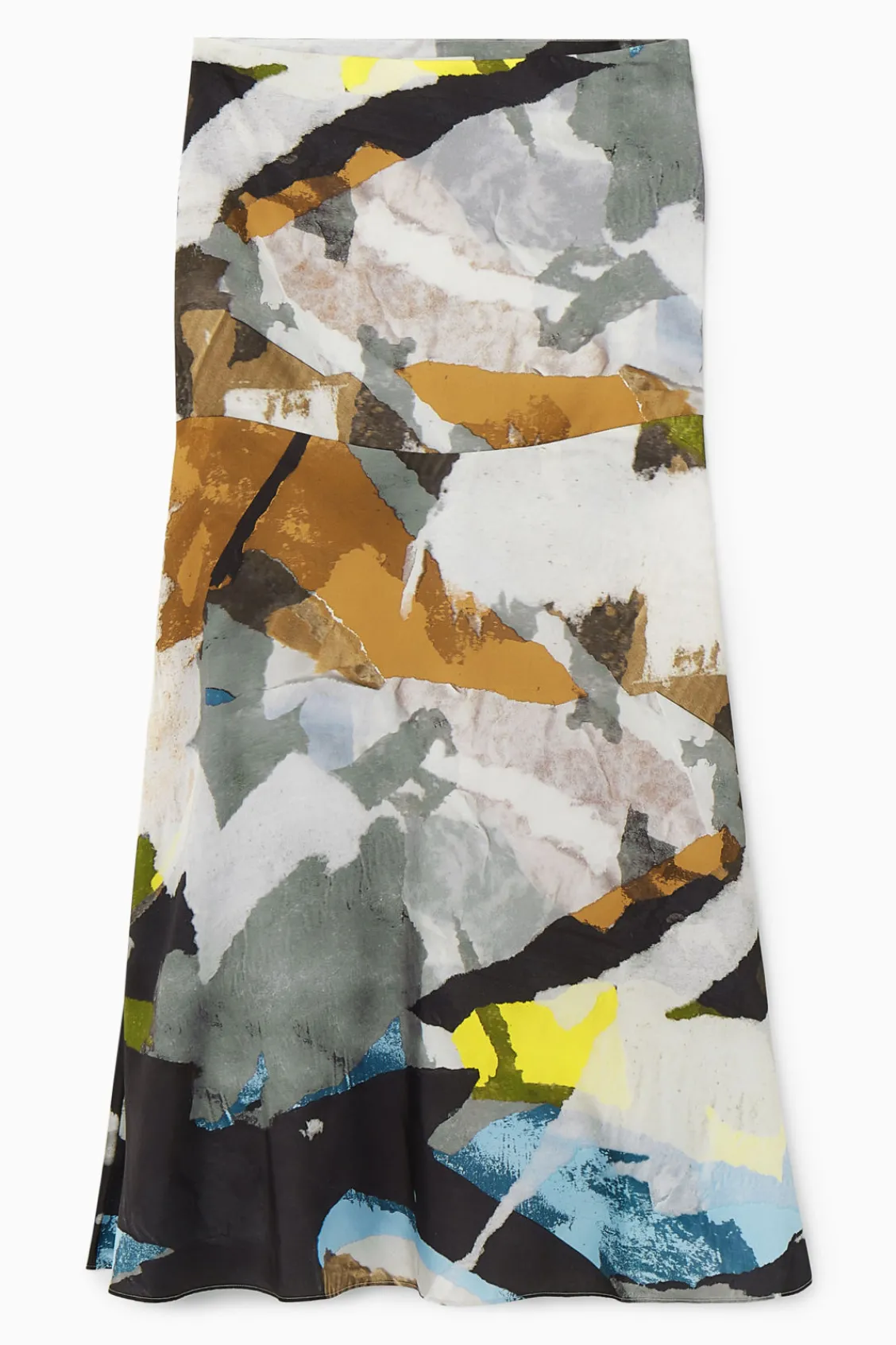 COS PRINTED FLARED MAXI SKIRT-Women Skirts