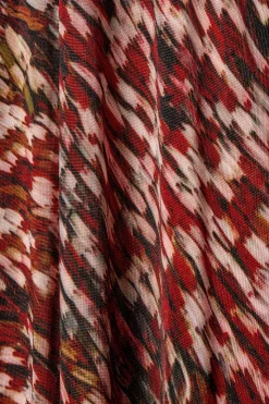 COS PRINTED SEMI-SHEER KNITTED MAXI DRESS-Women Dresses & Jumpsuits | Sweaters & Cardigans