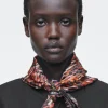 COS PRINTED SILK SCARF-Women Hats & Scarves