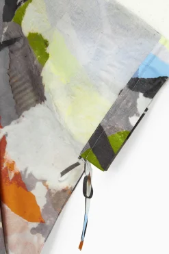 COS PRINTED TIE-DETAIL KAFTAN-Women Dresses & Jumpsuits