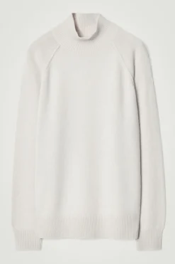 COS PURE CASHMERE FUNNEL-NECK SWEATER- Sweaters & Cardigans | Cashmere