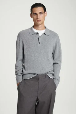 COS PURE CASHMERE POLO SHIRT- Polo Shirts | Cashmere