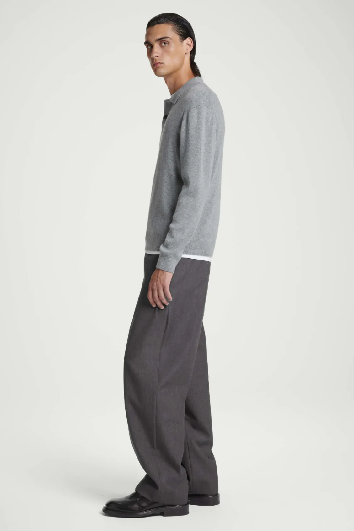 COS PURE CASHMERE POLO SHIRT- Polo Shirts | Cashmere