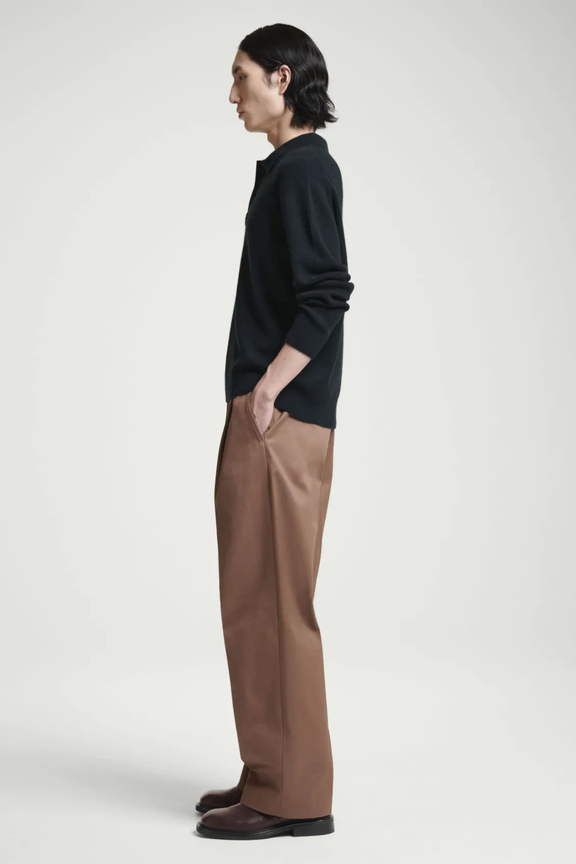 COS PURE CASHMERE POLO SHIRT- Polo Shirts | Cashmere