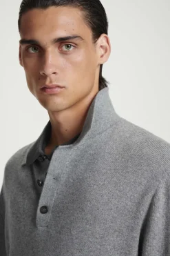COS PURE CASHMERE POLO SHIRT- Polo Shirts | Cashmere