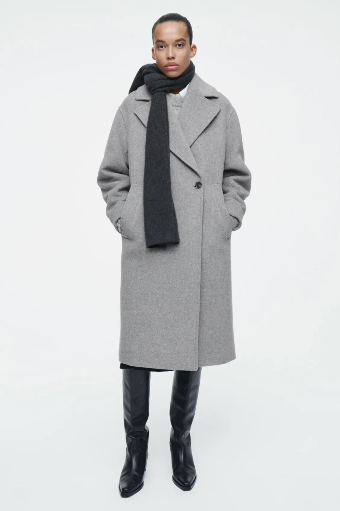 COS PURE CASHMERE SCARF-Women Hats & Scarves | Hats & Scarves